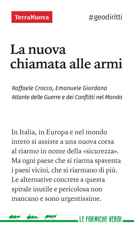 La nuova chiamata alle armi