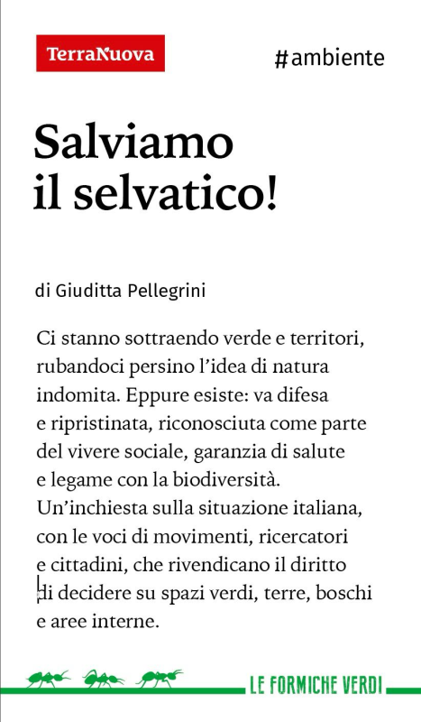 Salviamo il selvatico!