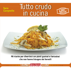 Tutto crudo in cucina